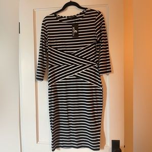 Rephyllis long sleeve striped dress